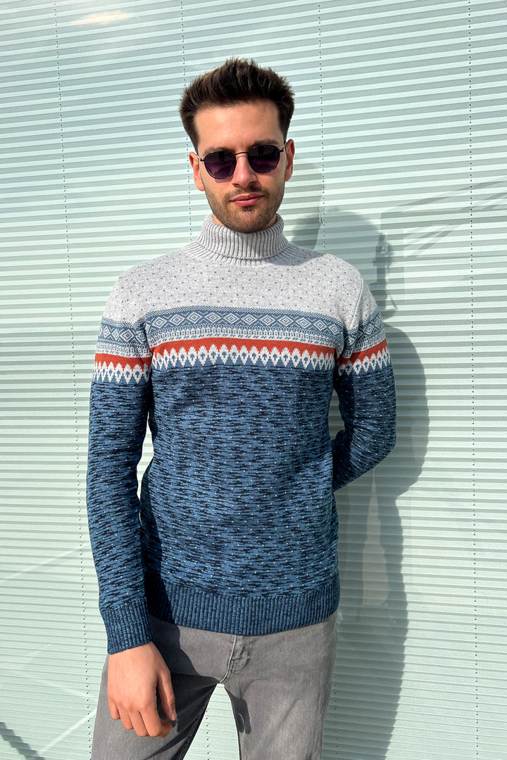 MPL Men's Fisherman Turtleneck Sweater 125 - Apaseo el Alto
