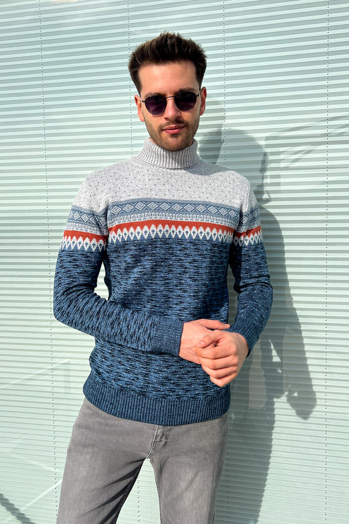 MPL Men's Fisherman Turtleneck Sweater 125 - Apaseo el Alto