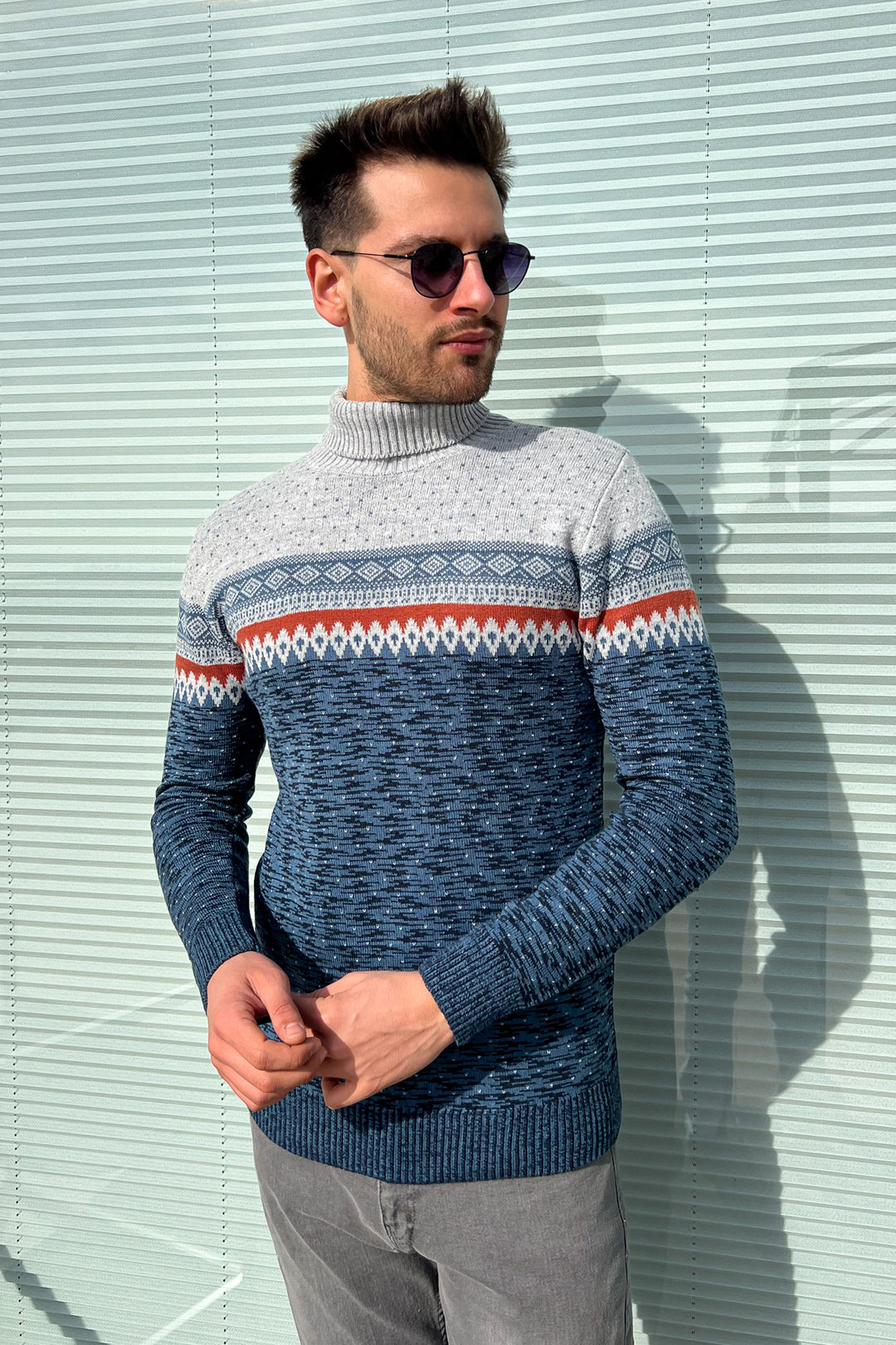 MPL Men's Fisherman Turtleneck Sweater 125 - Apaseo el Alto