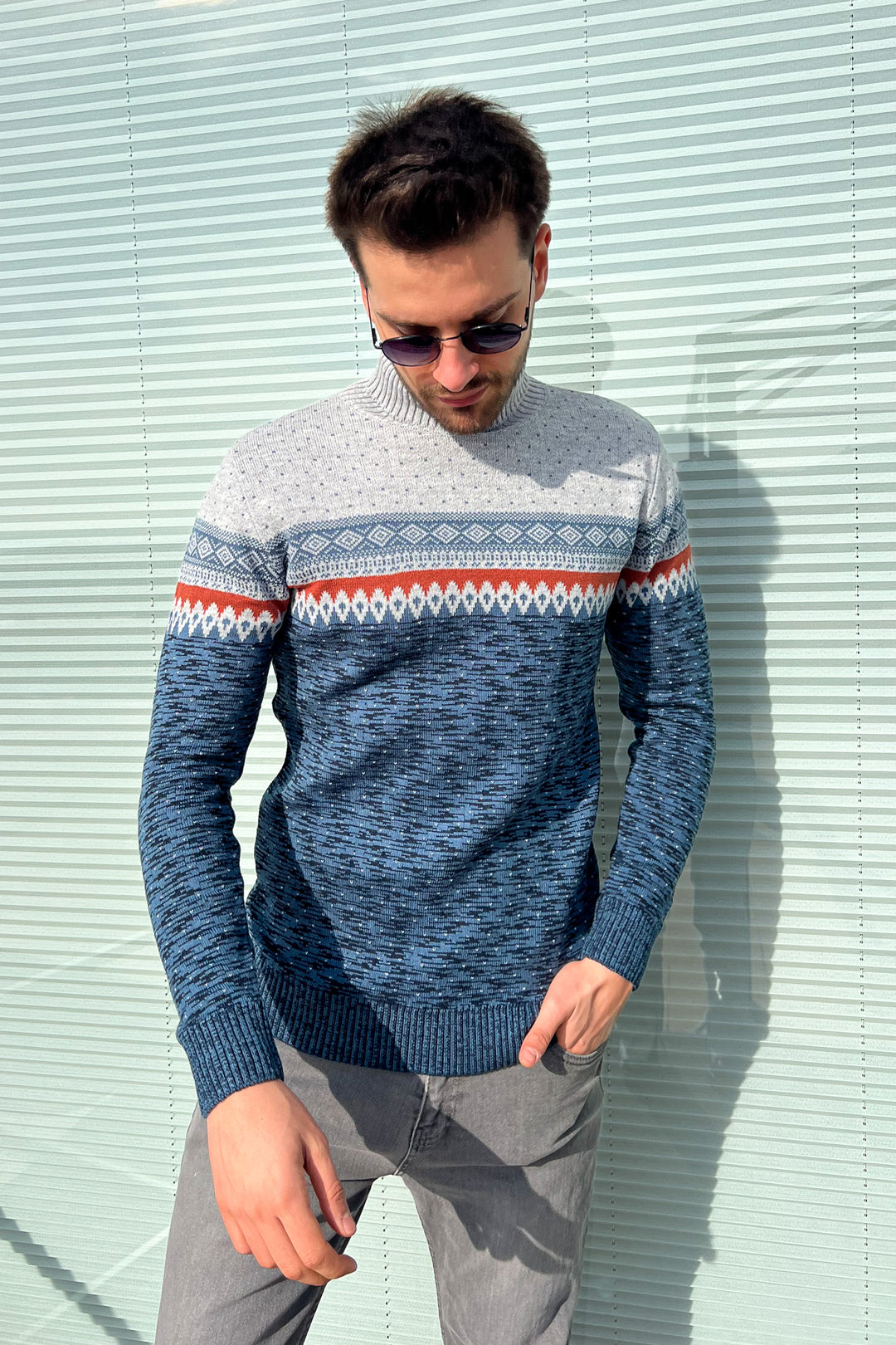 MPL Men's Fisherman Turtleneck Sweater 125 - Apaseo el Alto