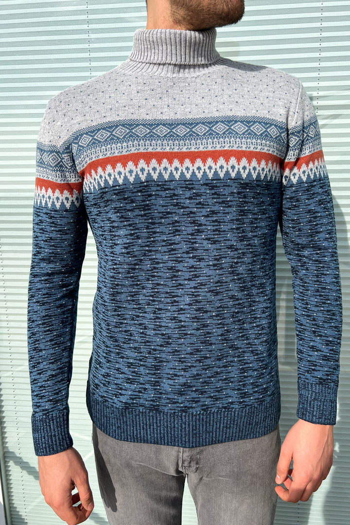 MPL Men's Fisherman Turtleneck Sweater 125 - Apaseo el Alto