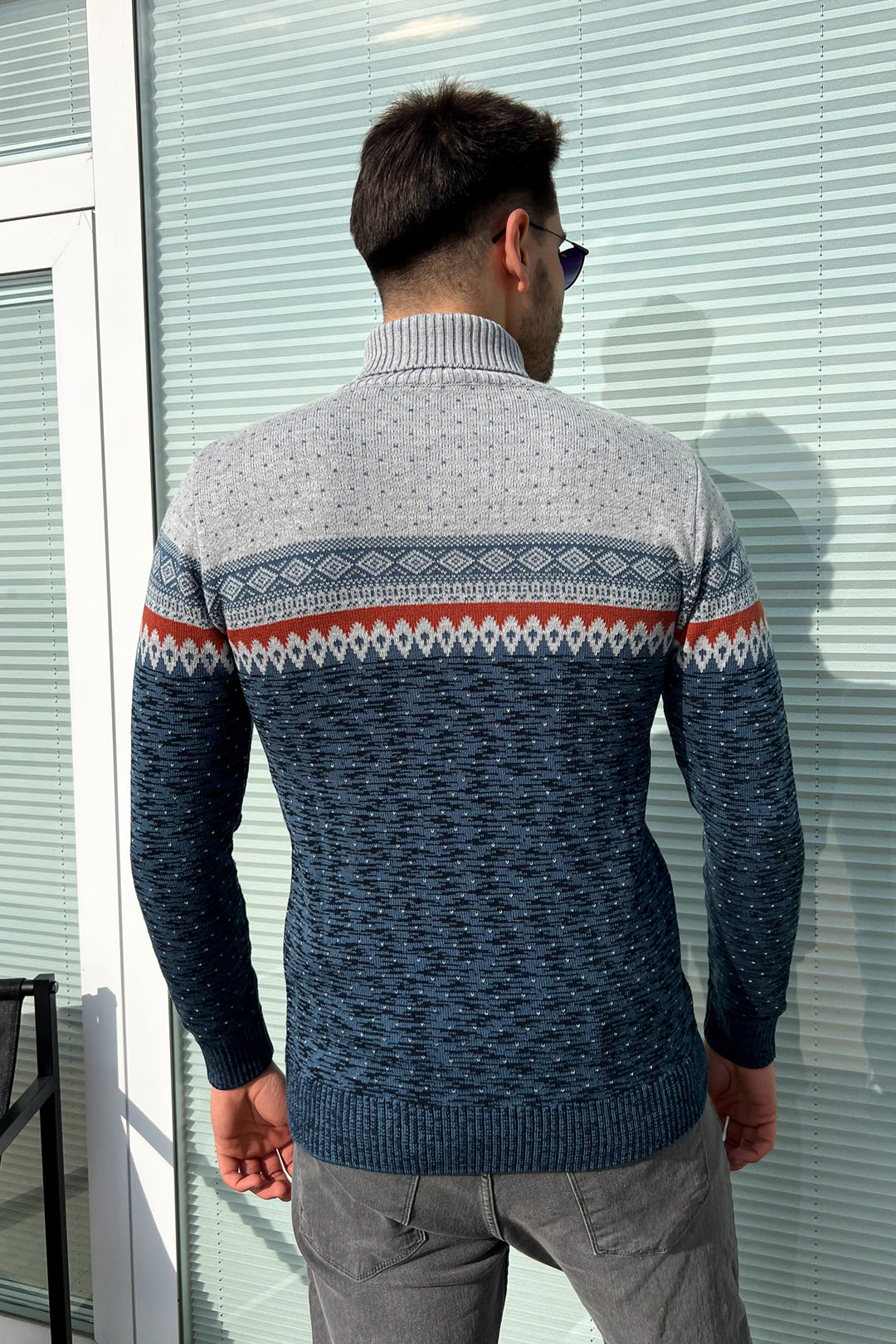 MPL Men's Fisherman Turtleneck Sweater 125 - Apaseo el Alto