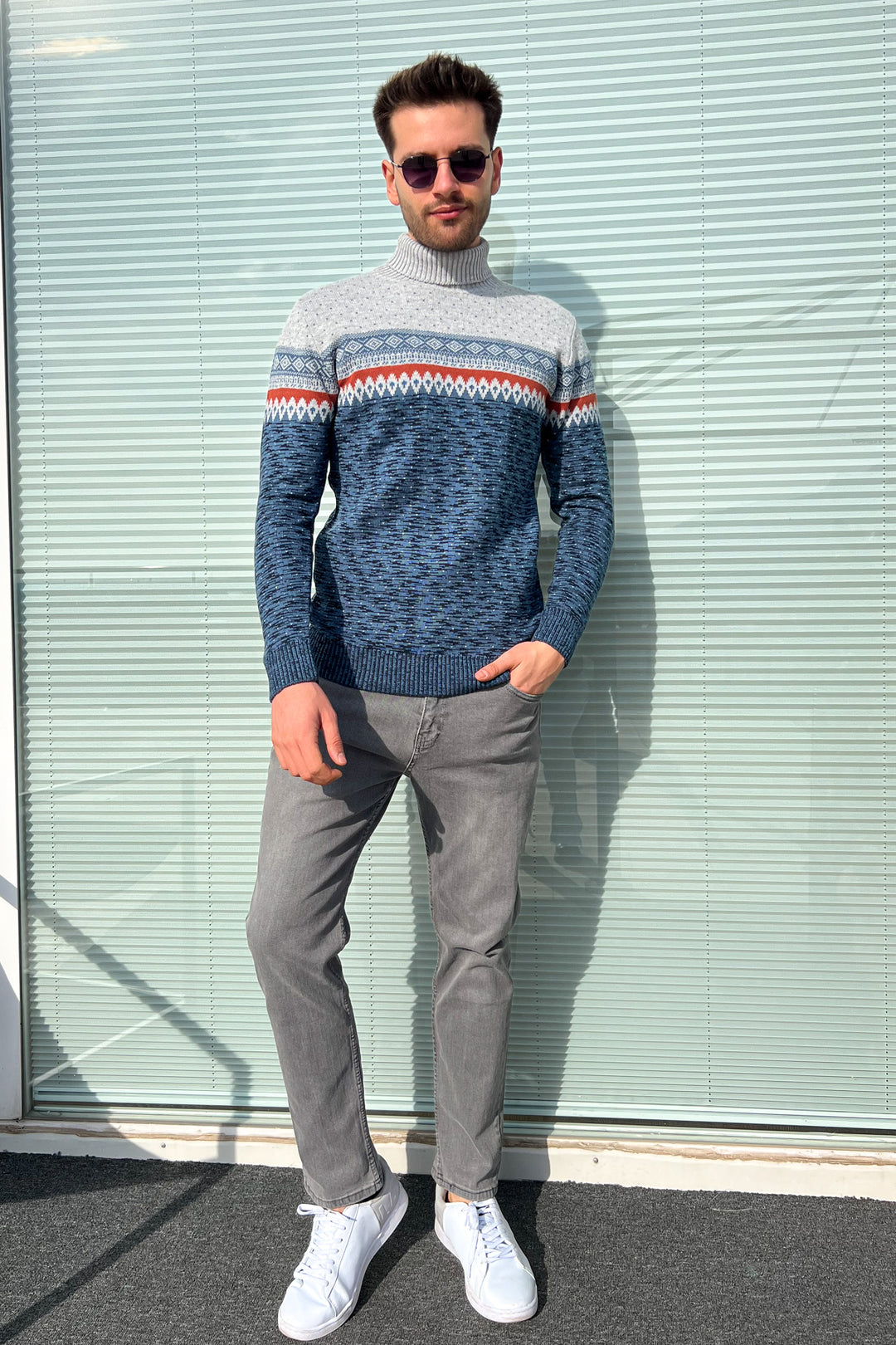 MPL Men's Fisherman Turtleneck Sweater 125 - Apaseo el Alto