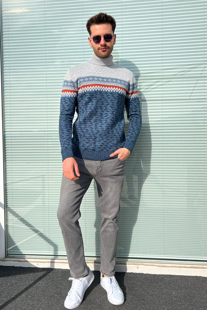 MPL Men's Fisherman Turtleneck Sweater 125 - Apaseo el Alto