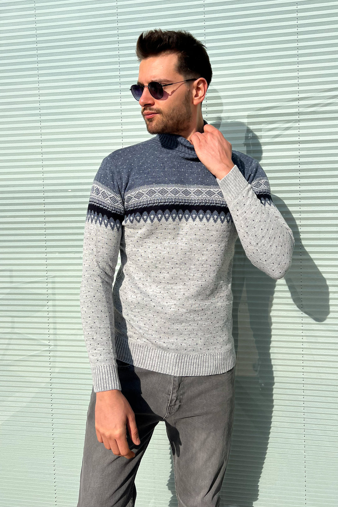 MPL Men's Fisherman Turtleneck Sweater 125 - Bellingham