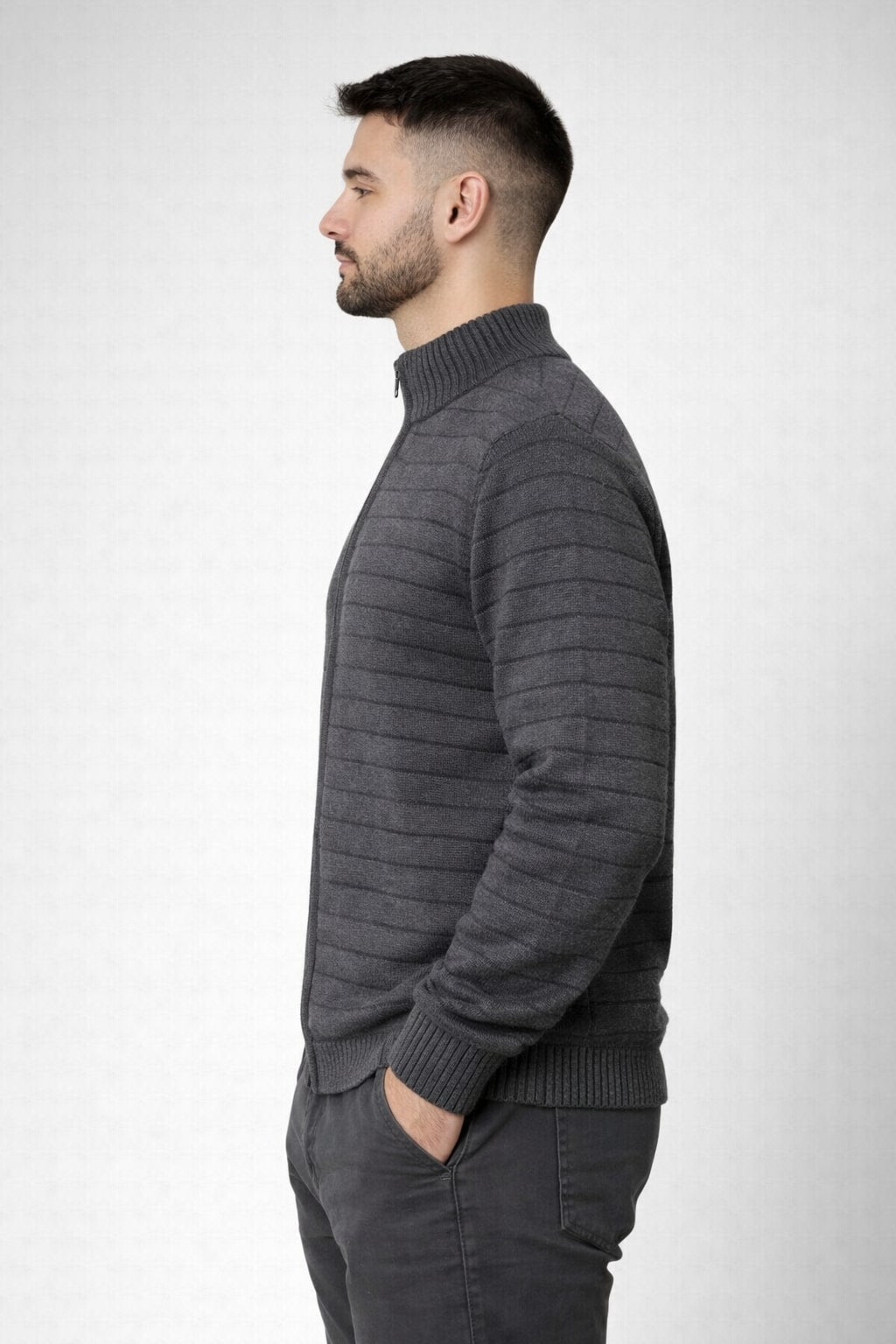 MPL Men's Zippered Cardigan 500 - San Fernando de Henares