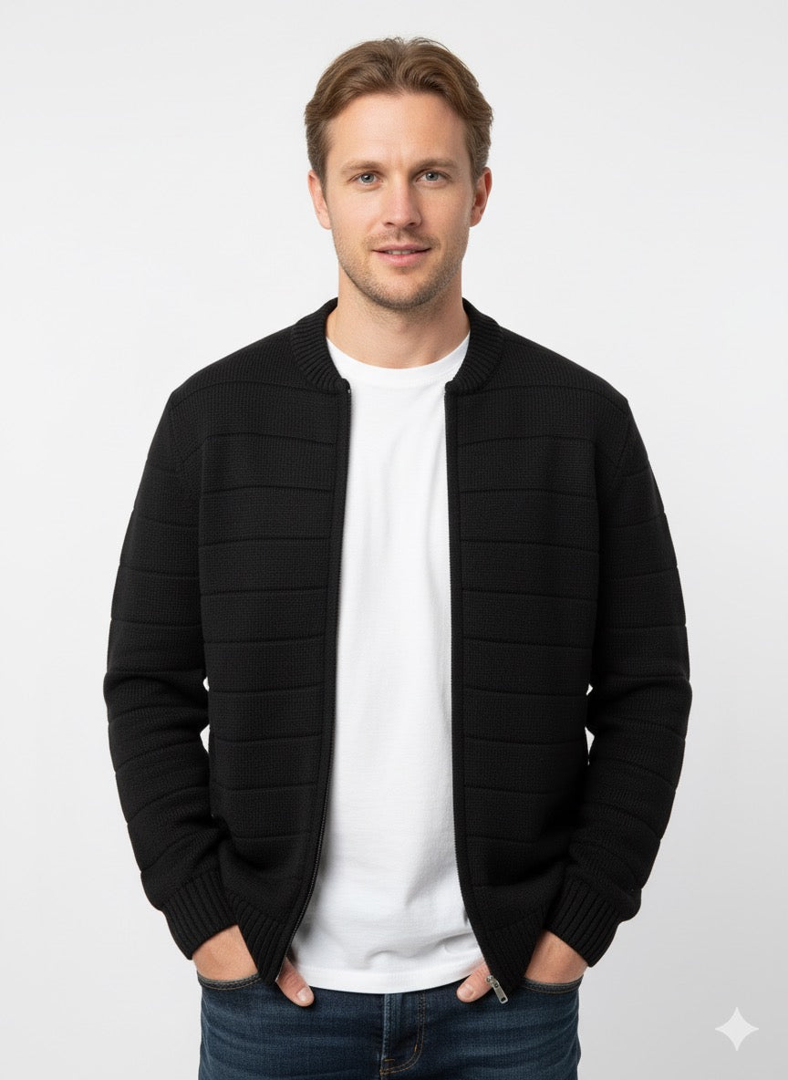MPL Men's Zippered Cardigan 552 - Alicante