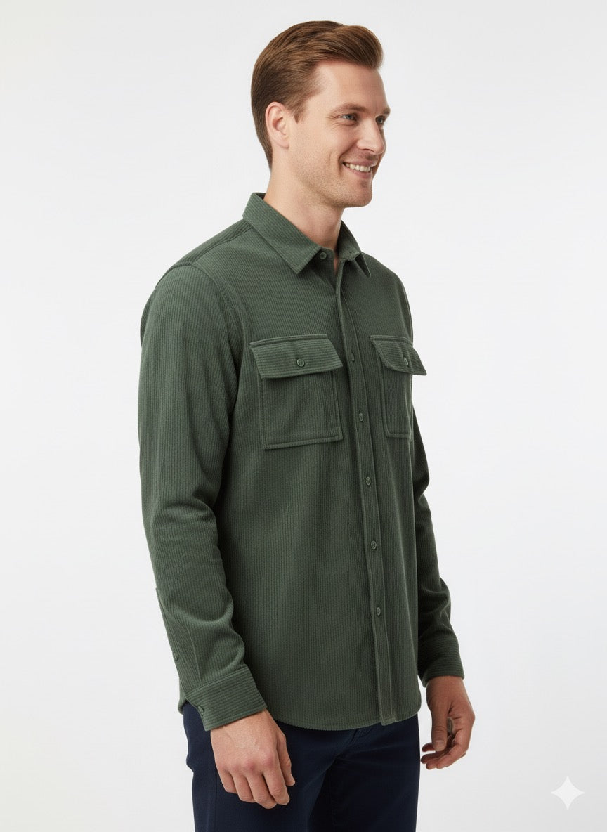 MPL Men's Knitted Striped Long Sleeve Shirt - Pleasant Hill