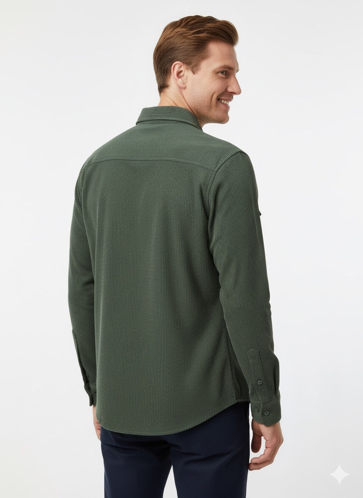 MPL Men's Knitted Striped Long Sleeve Shirt - Pleasant Hill
