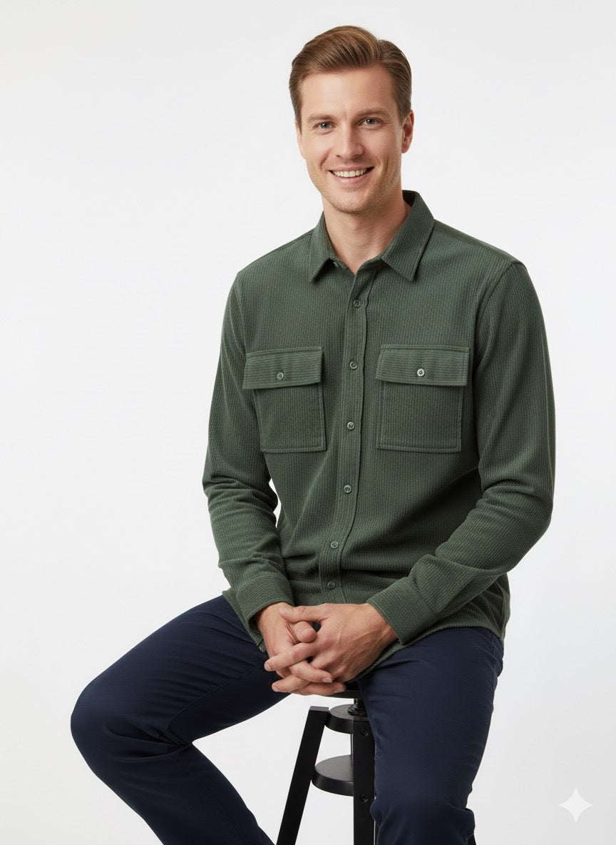 MPL Men's Knitted Striped Long Sleeve Shirt - Pleasant Hill