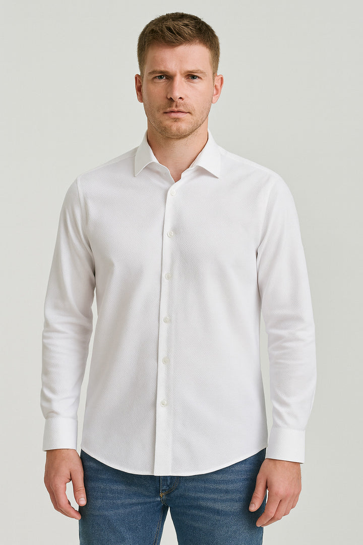MPL Men's Long Sleeve Armored Slimfit Shirt - San Baudilio de Llobregat