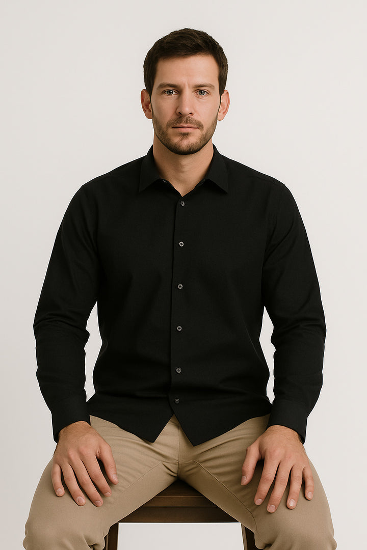 MPL Men's Long Sleeve Armored Slimfit Shirt - Rosny-sous-Bois
