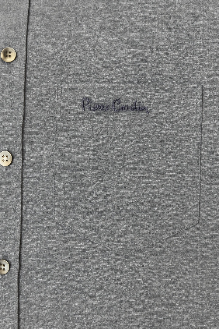 MPL Men's Classic Plain Melange Viscose Shirt - Manitowoc