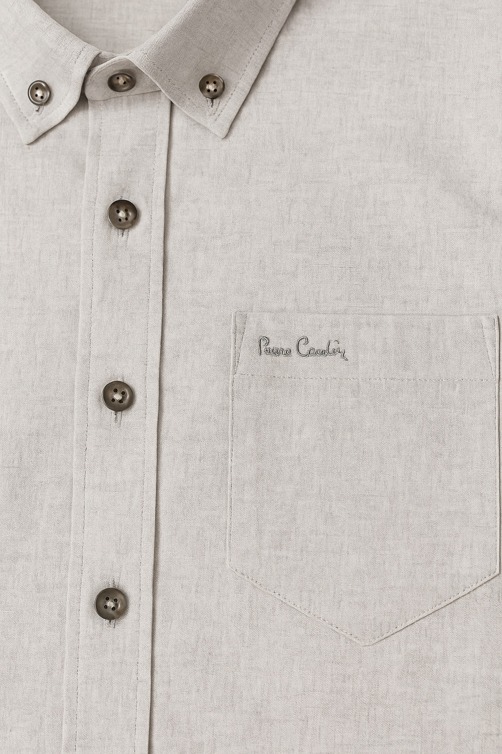 MPL Men's Classic Plain Melange Viscose Shirt - Southport