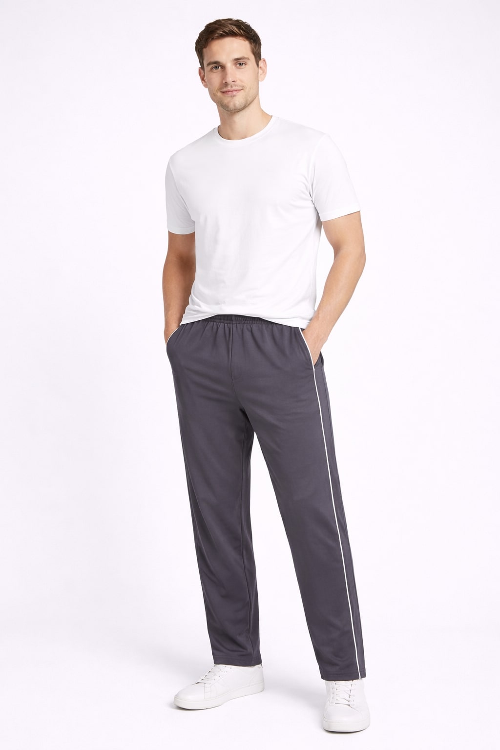 MPL Men's Baggy Striped Sweatpants 137 - Avellino