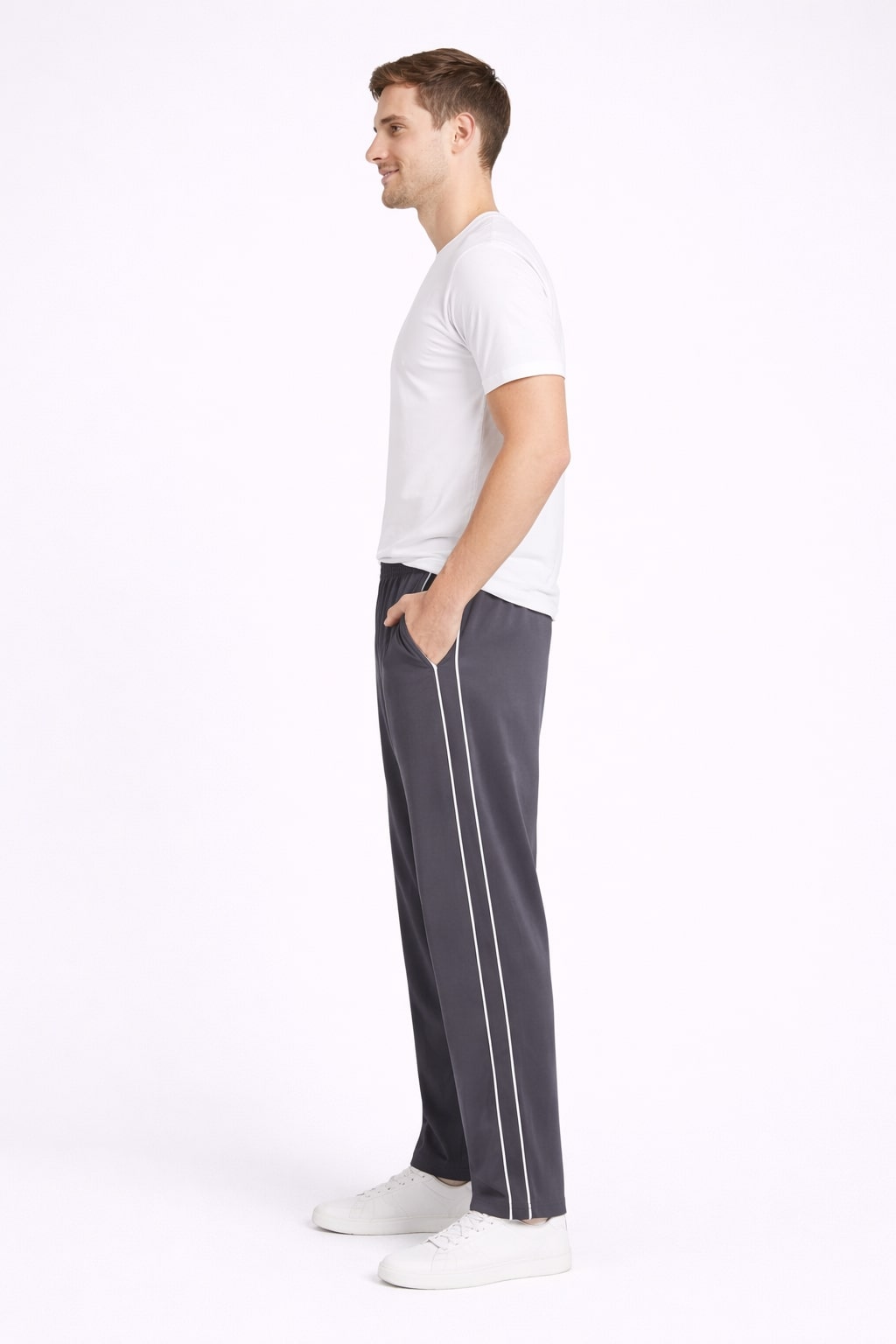 MPL Men's Baggy Striped Sweatpants 137 - Avellino