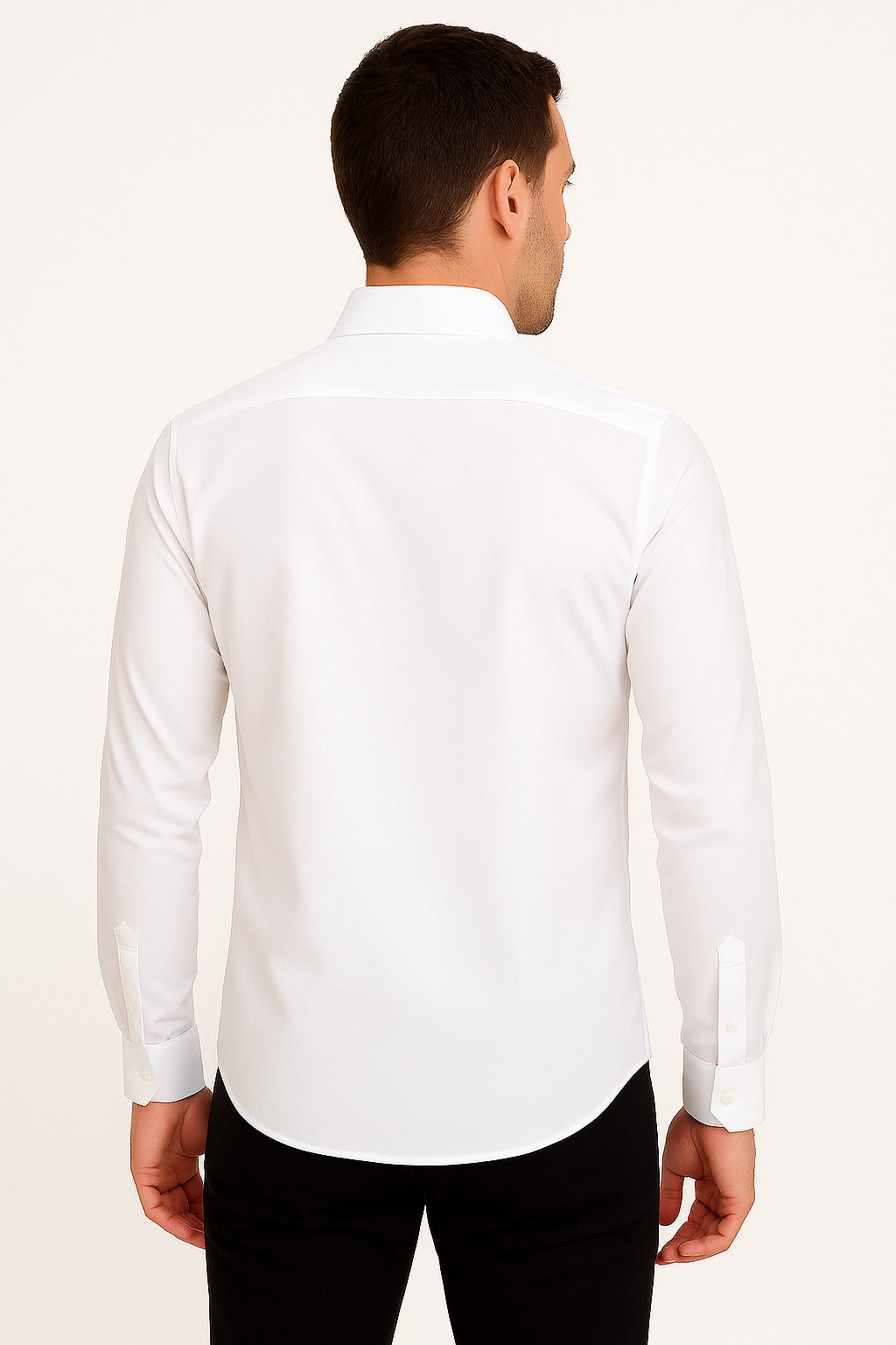 MPL Men's Satin Slimfit Long Sleeve Shirt - Llanelli