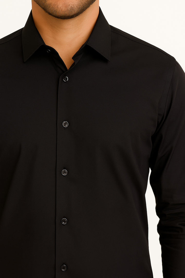 MPL Erkek Saten Slimfit Uzun Kol Gömlek - Draper