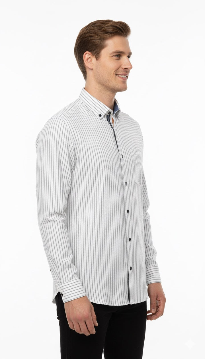 MPL Men's Slim Fit Striped Shirt 5004 - Coventry