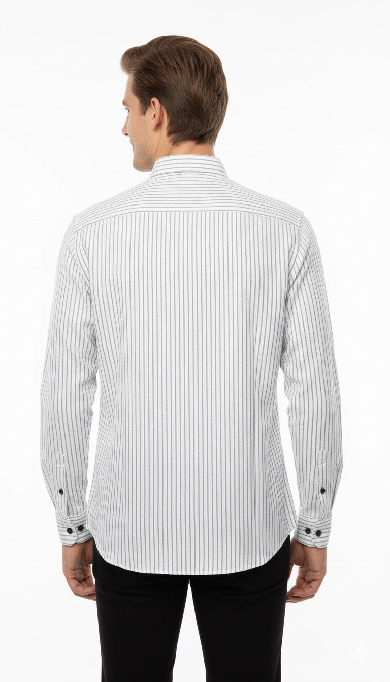 MPL Men's Slim Fit Striped Shirt 5004 - Coventry
