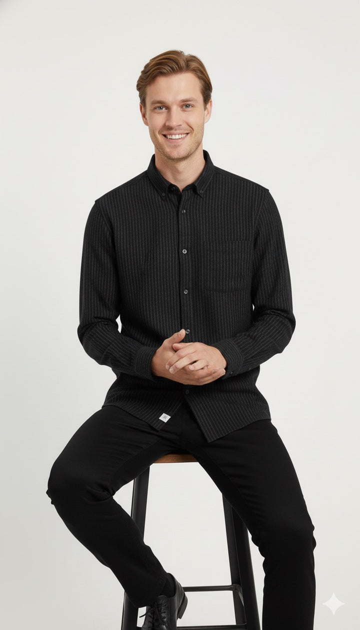 MPL Men's Slim Fit Striped Shirt 5004 - Winnipeg