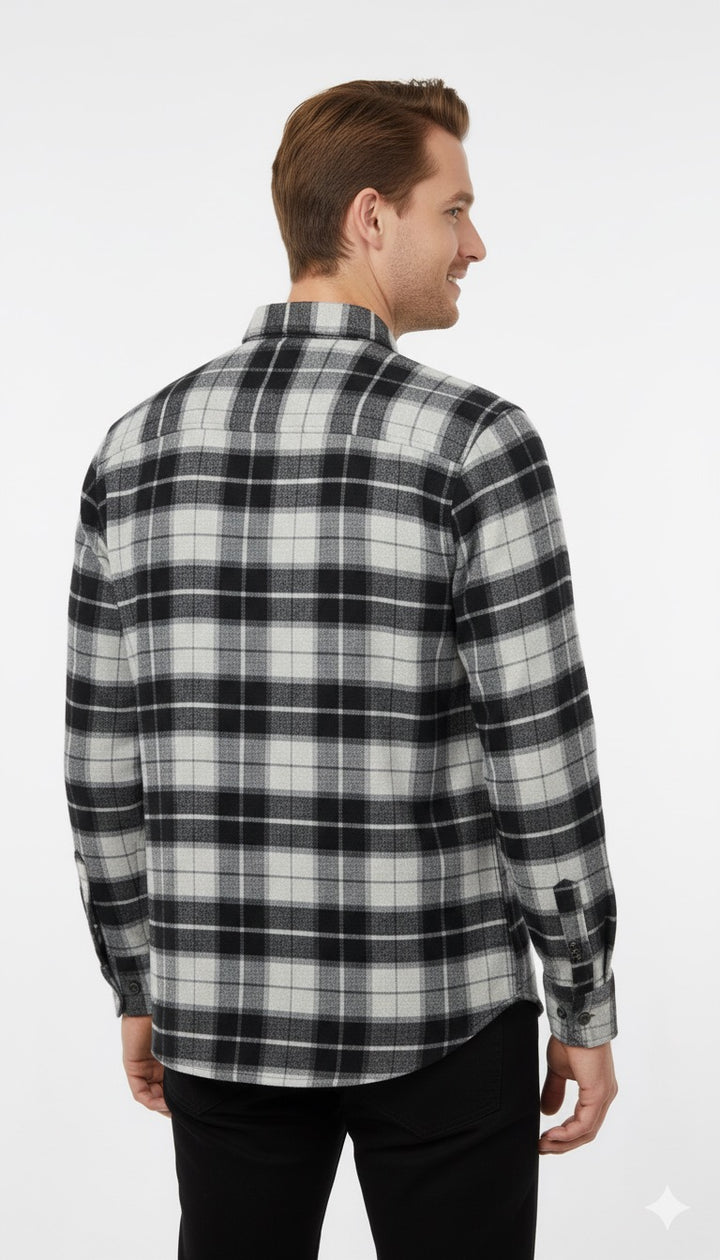 MPL Men's Classic Plaid Flannel Shirt 8020 - Ciudad López Mateos