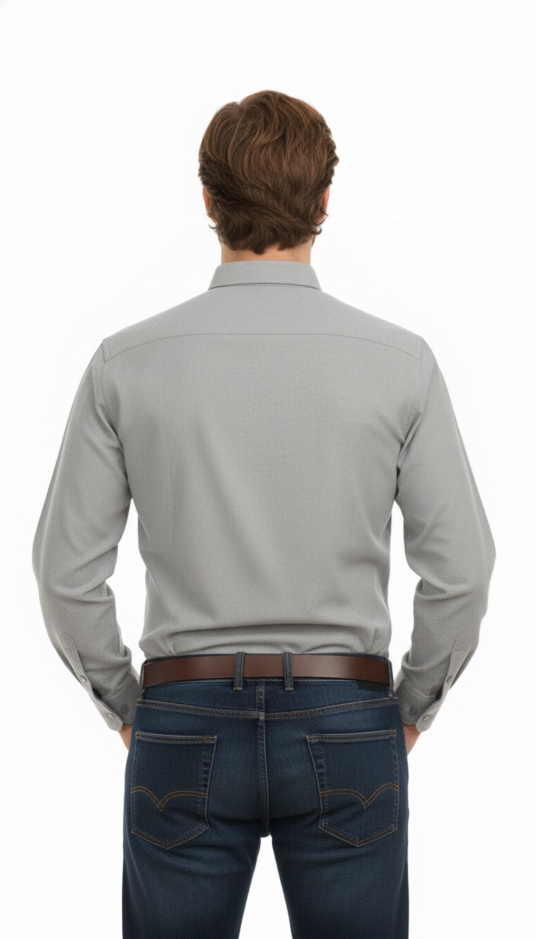 MPL Men's Plain Classic Flannel Shirt 8021 - Jocotepec