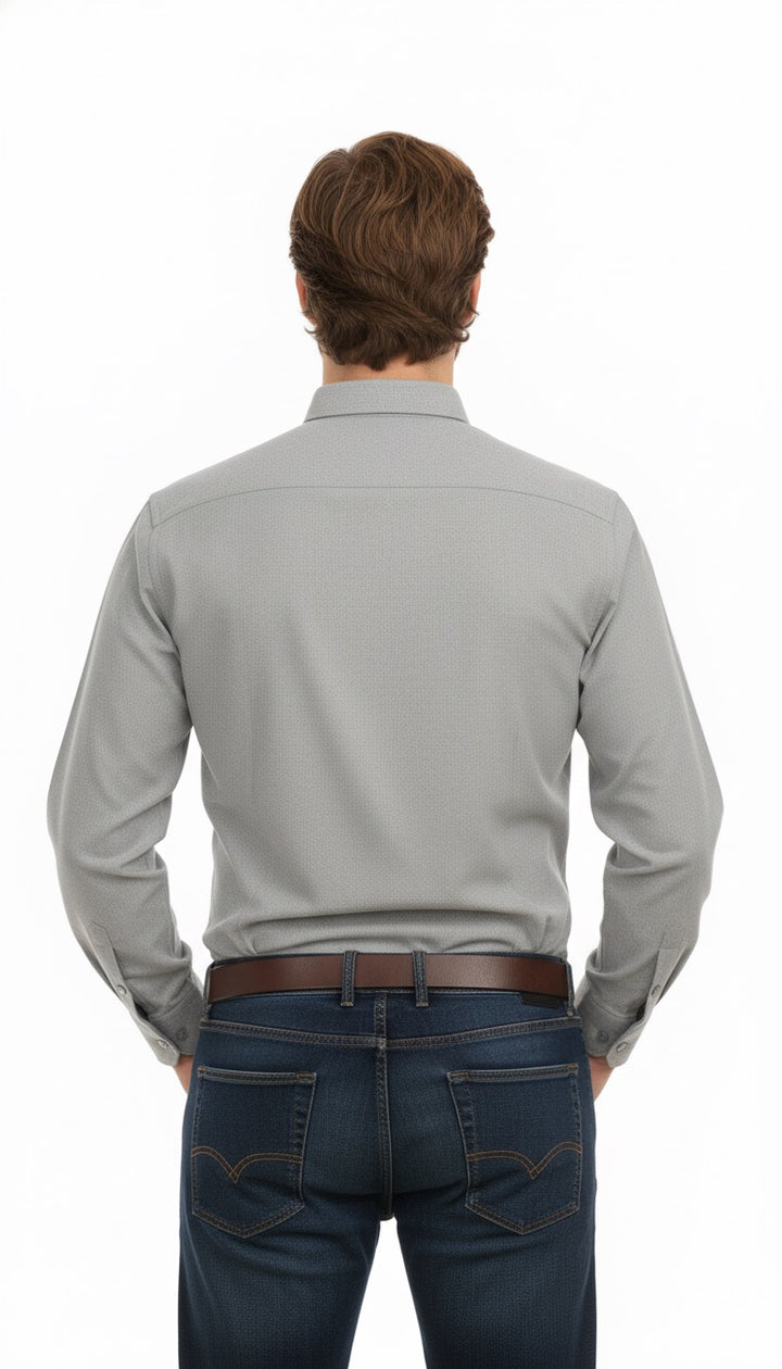 MPL Men's Plain Classic Flannel Shirt 8021 - Jocotepec