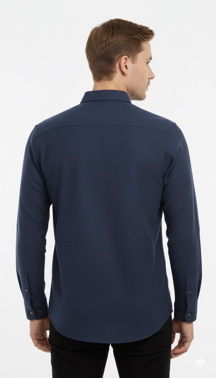 MPL Men's Plain Classic Flannel Shirt 8021 - Blackburn