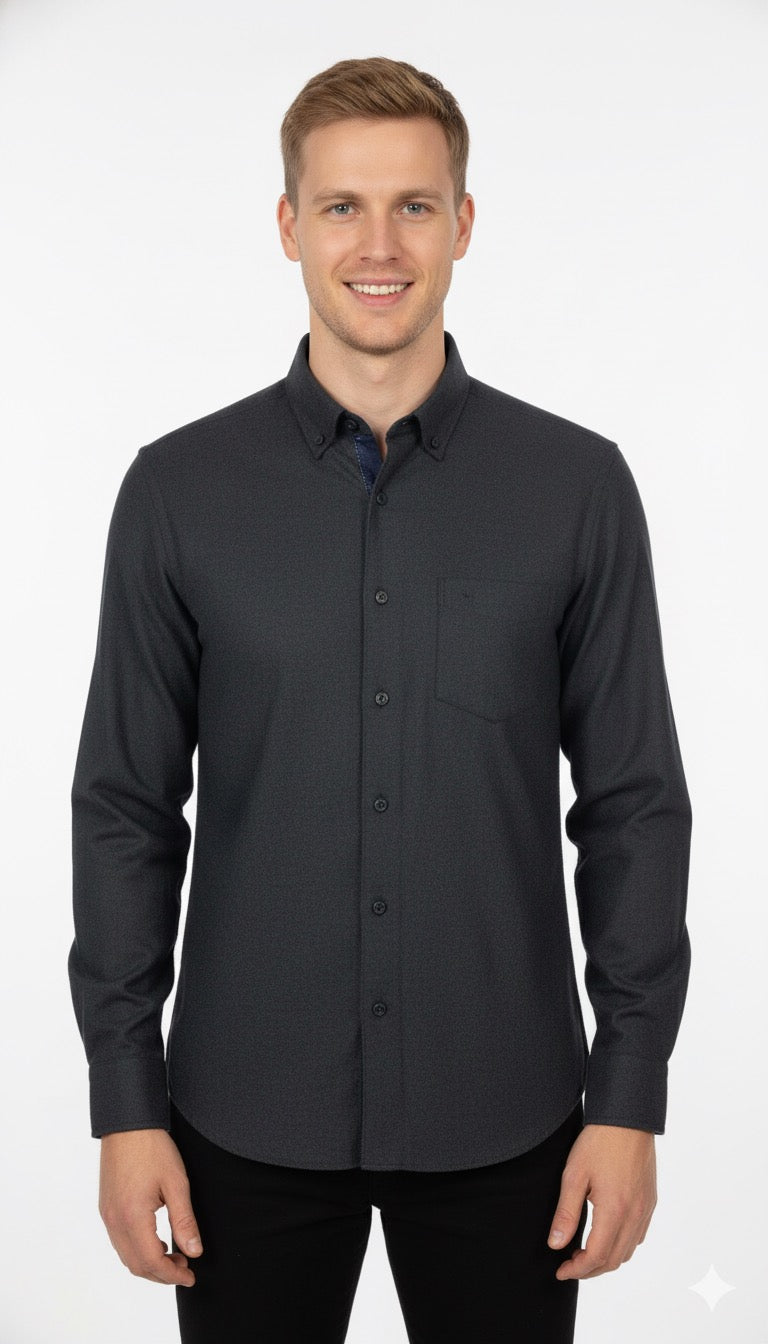 MPL Men's Plain Classic Flannel Shirt 8021 - Marysville
