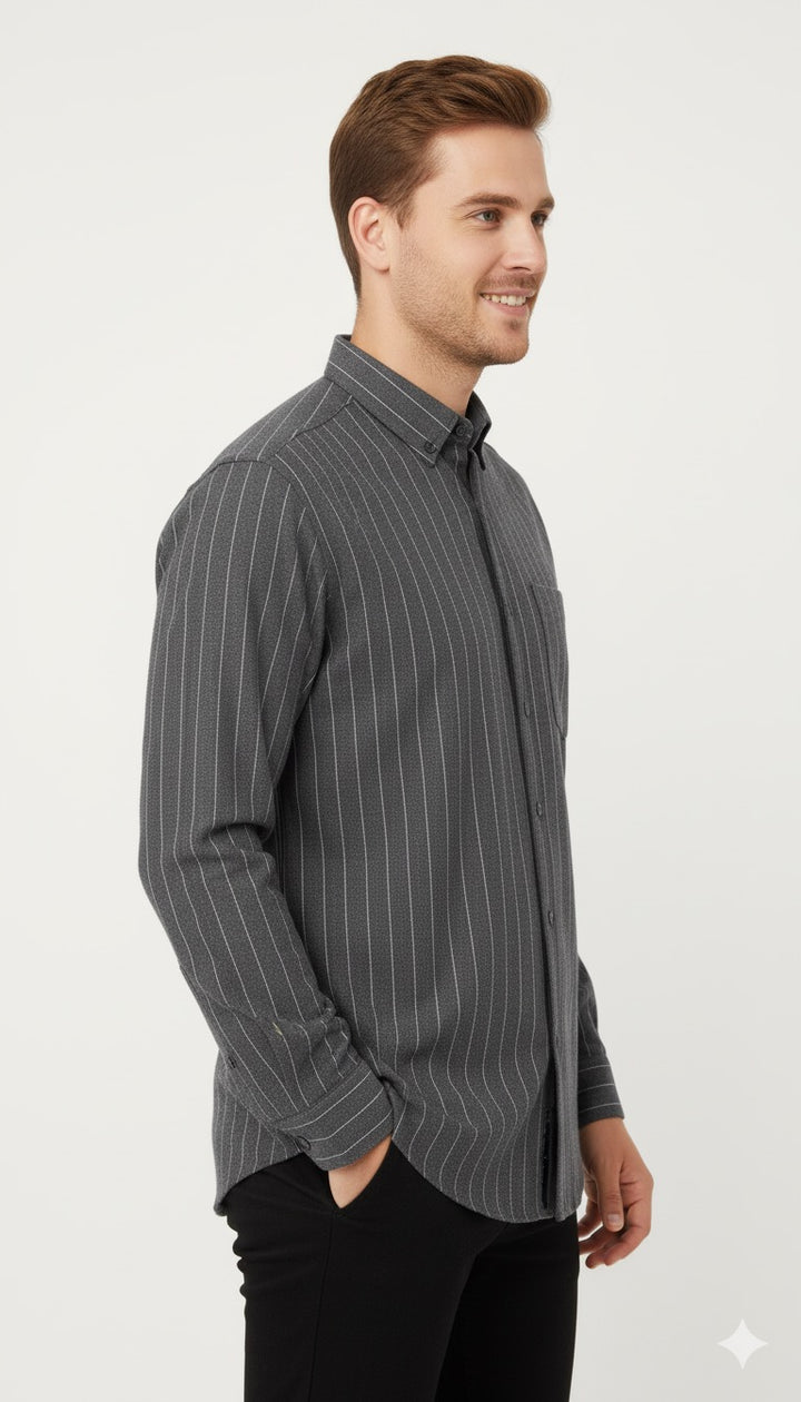 MPL Men's Classic Striped Flannel Shirt - Mérida