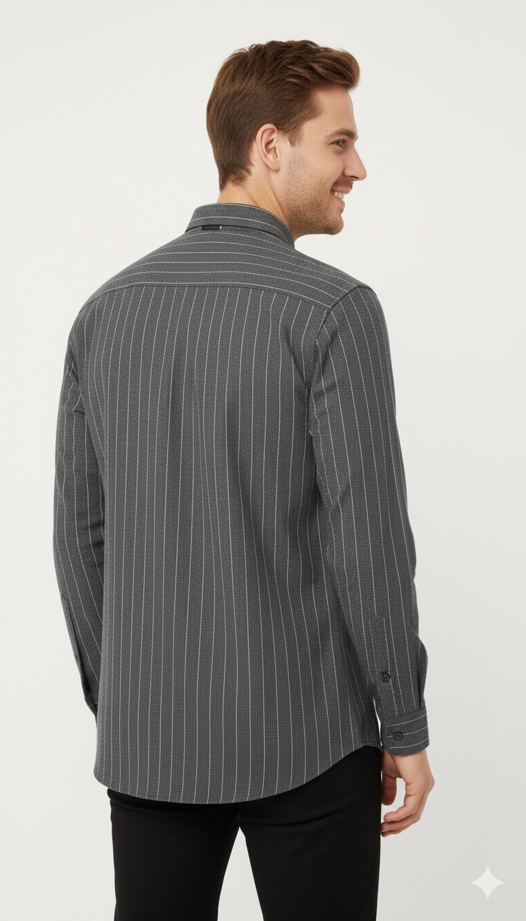 MPL Men's Classic Striped Flannel Shirt - Mérida