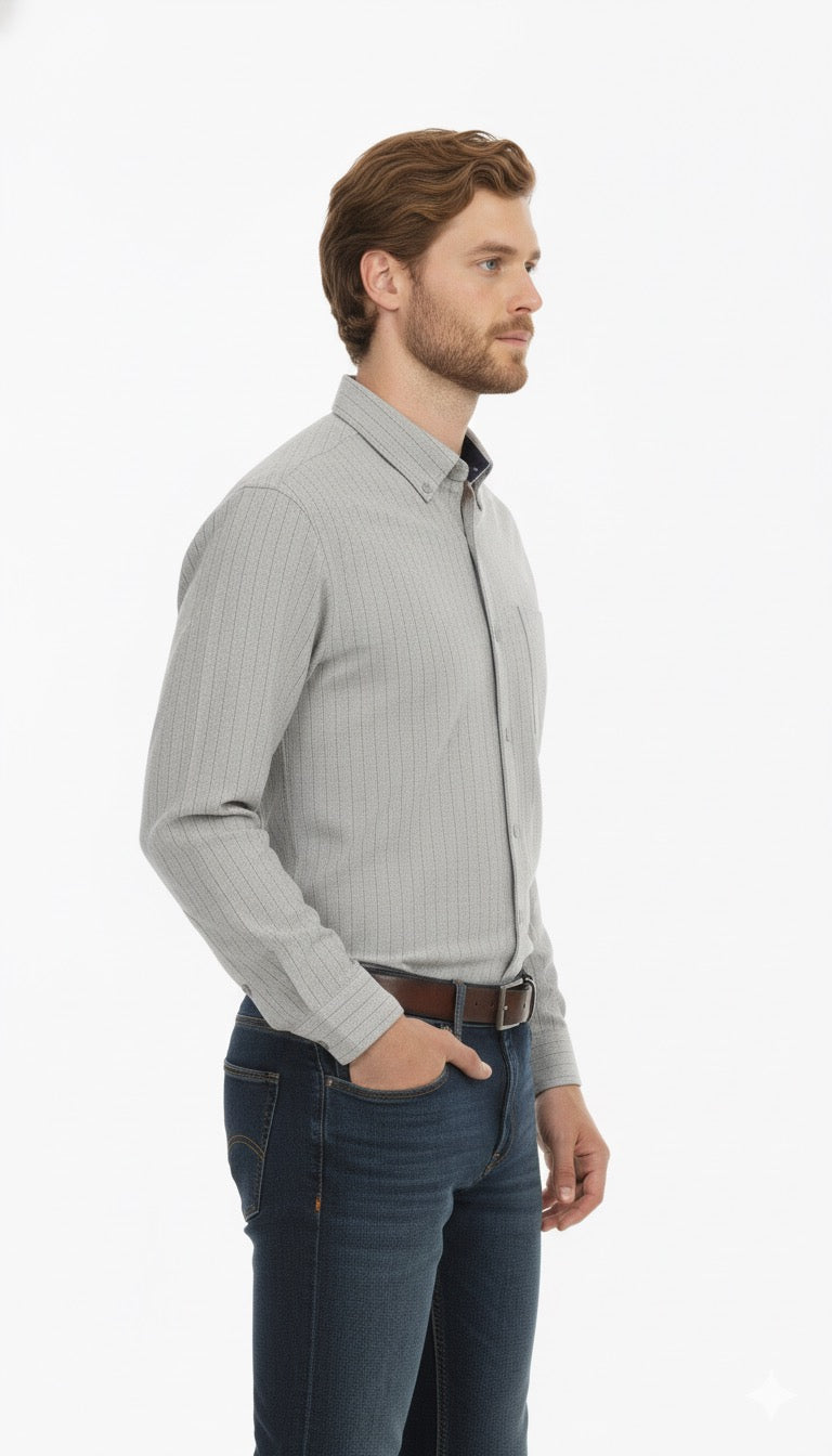 MPL Men's Classic Striped Flannel Shirt - O Fallon