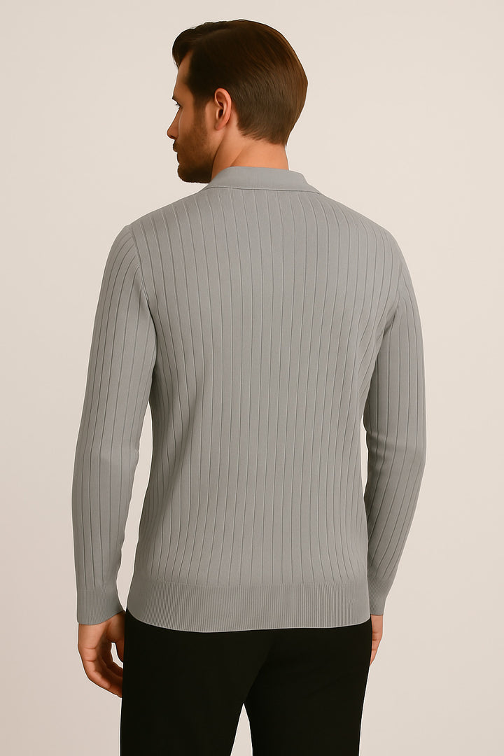 MPL Men's Polo Neck Zippered Sweater 1038 - Petatlán