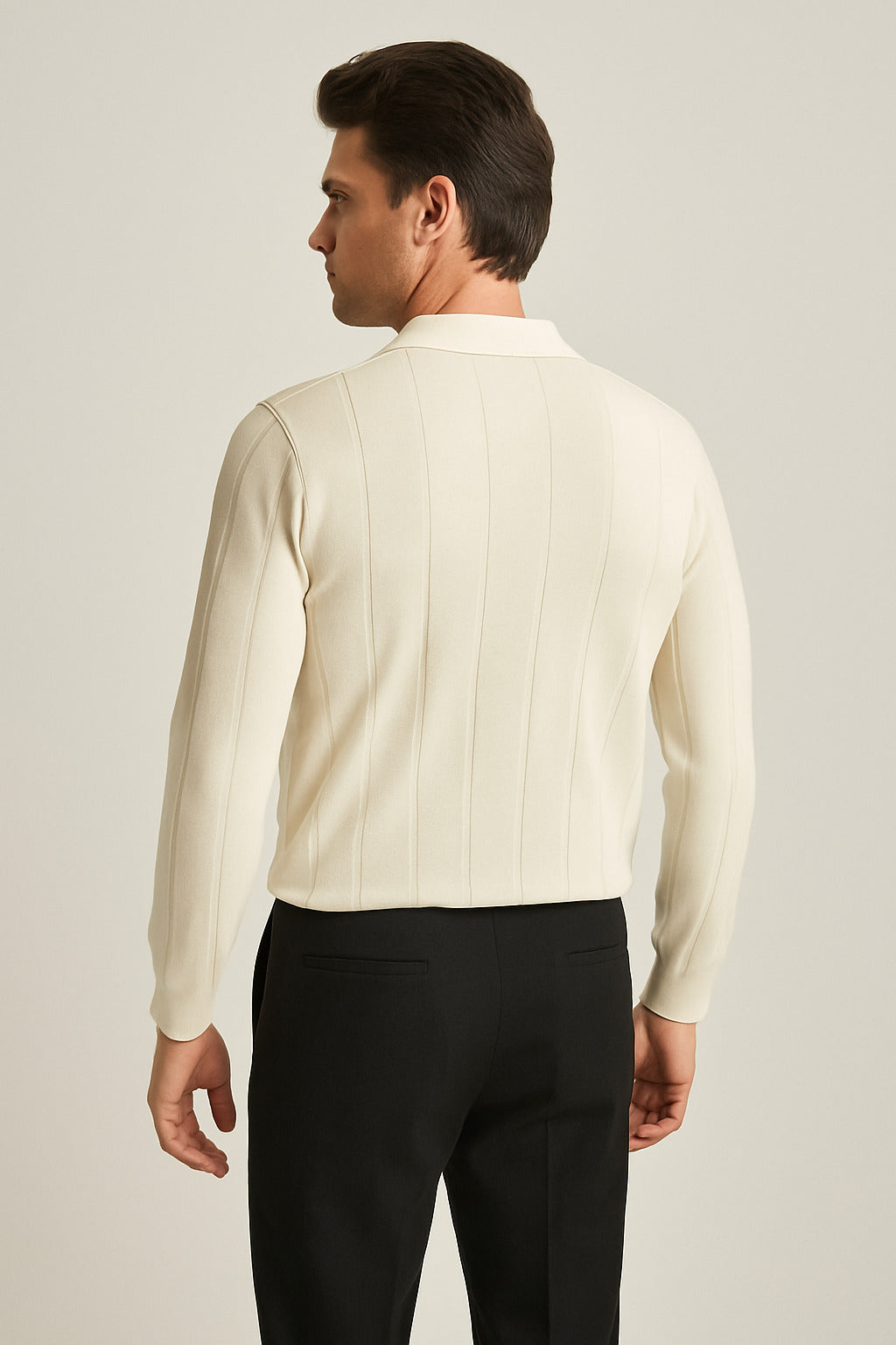 MPL Men's Polo Neck Zippered Sweater 6580 - Alhaurín de la Torre