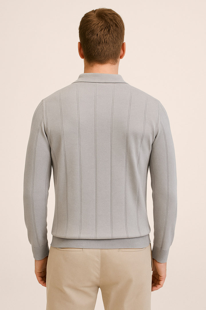 MPL Men's Polo Neck Zippered Sweater 6580 - Newcastle under Lyme