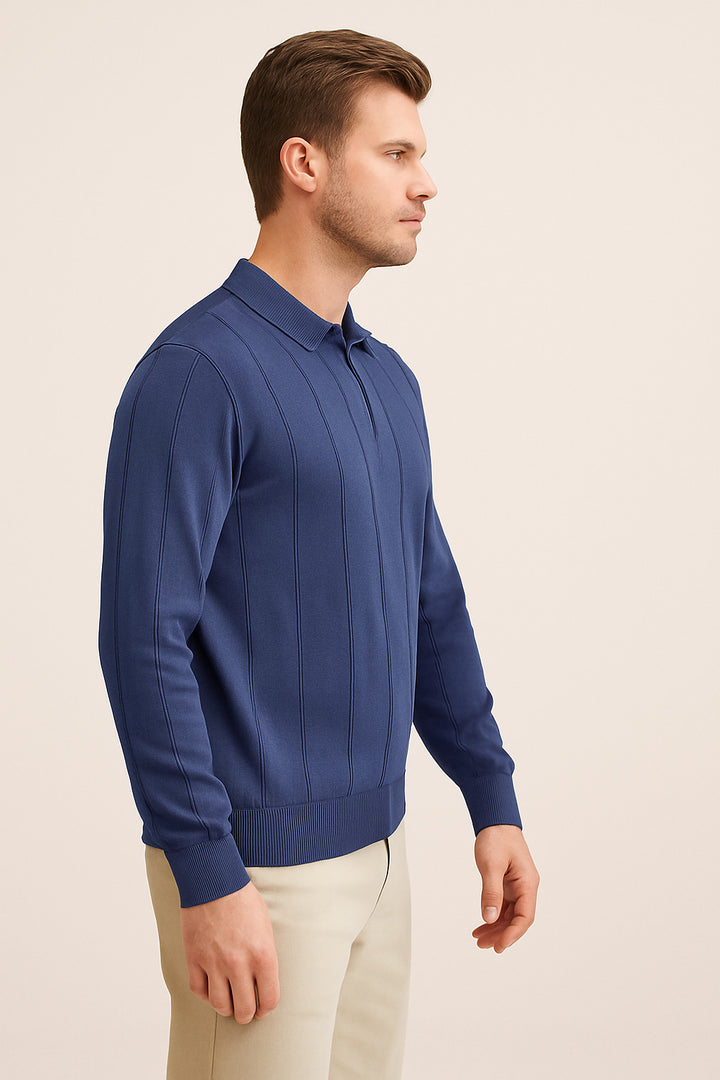 MPL Men's Polo Neck Zippered Sweater 6580 - Kaunas