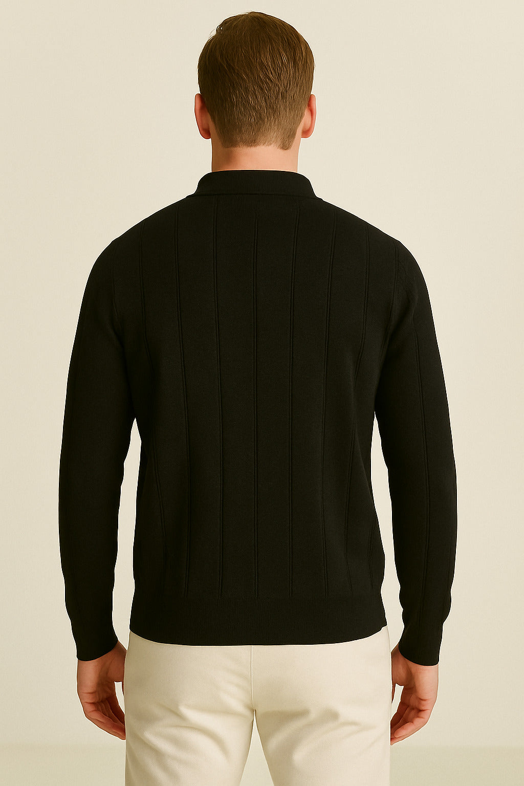 MPL Men's Polo Neck Zippered Sweater 6580 - Aventura