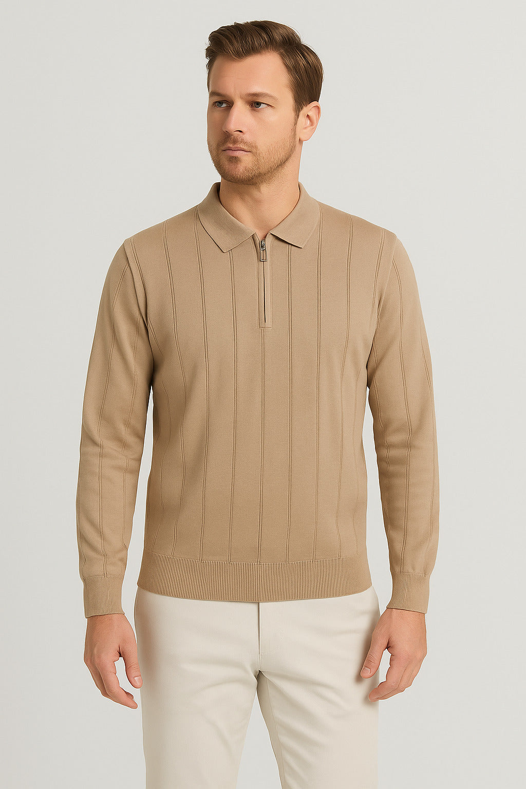 MPL Erkek Polo Yaka Fermuarlı Kazak 6580 - San Luis Potosí