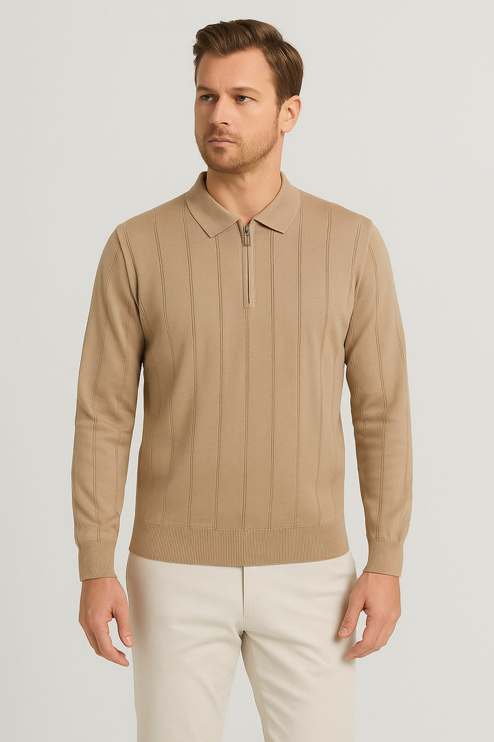 MPL Erkek Polo Yaka Fermuarlı Kazak 6580 - San Luis Potosí