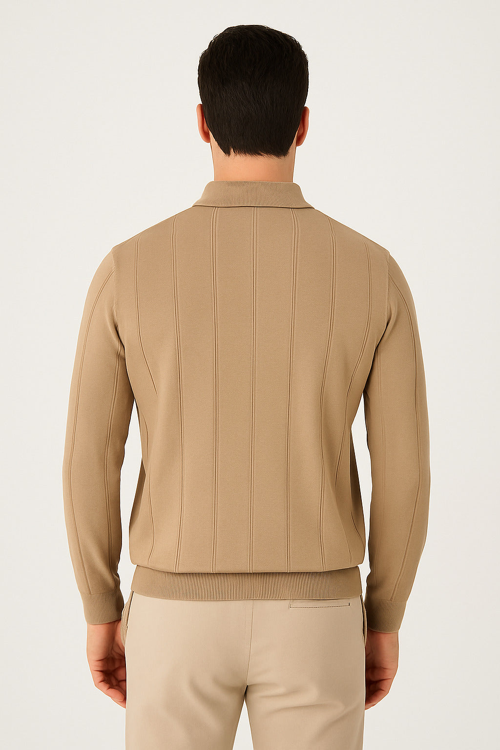MPL Men's Polo Neck Zippered Sweater 6580 - Hasselt