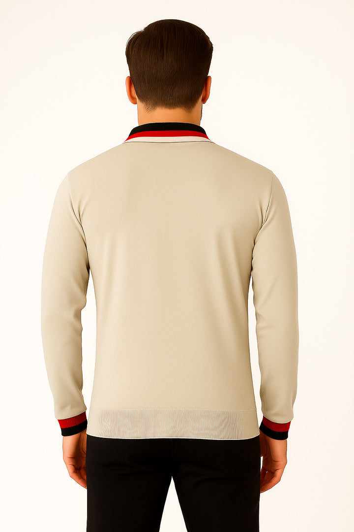 MPL Men's Polo Neck Zippered Sweater 8008 - Aberdeen