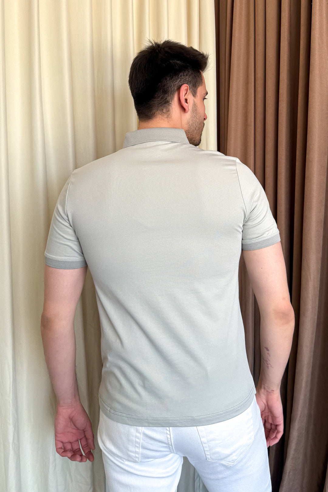 MPL Men's Polo Collar Oxford T-shirt 3570 - Indian Trail