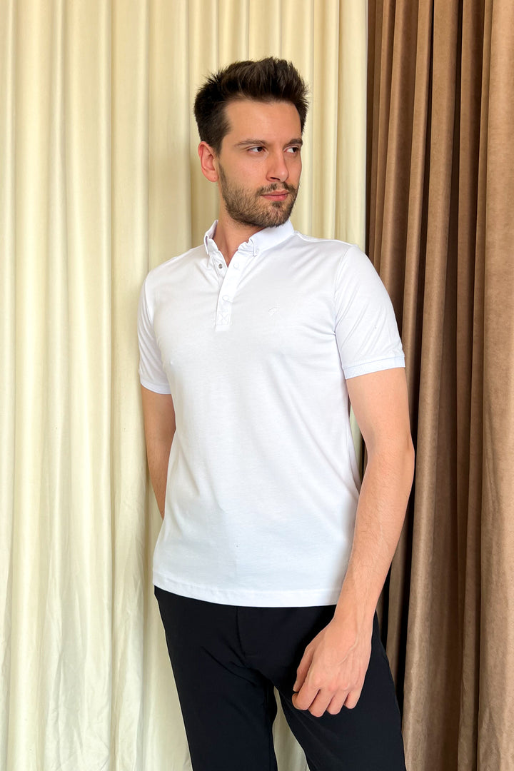 MPL Men's Polo Collar Oxford T-shirt 3570 - Sambir