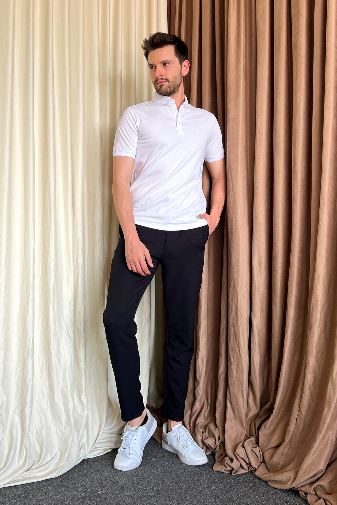 MPL Men's Polo Collar Oxford T-shirt 3570 - Sambir