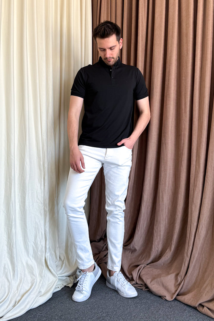 MPL Men's Polo Collar Oxford T-shirt 3570 - Courbevoic