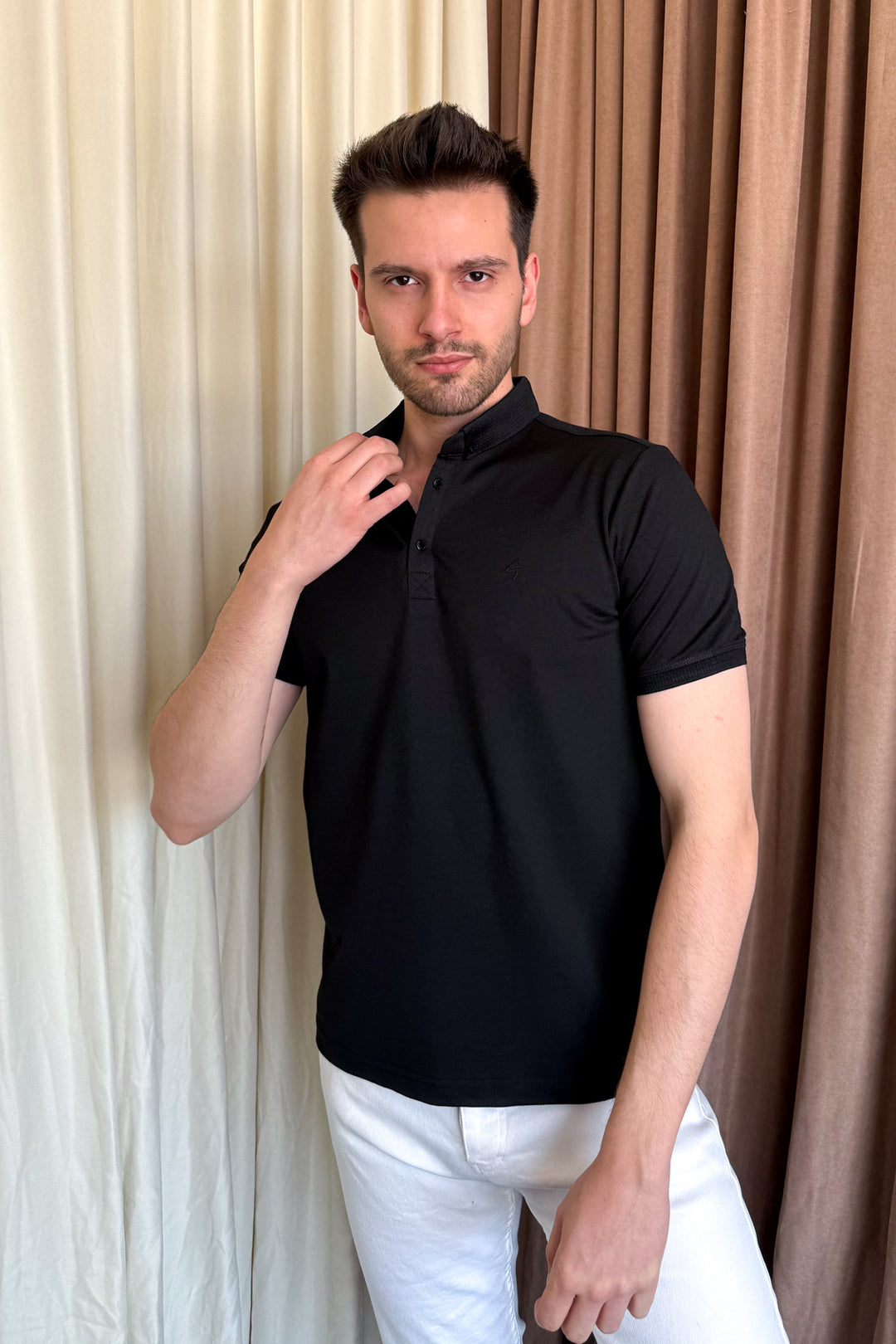 MPL Men's Polo Collar Oxford T-shirt 3570 - Courbevoic