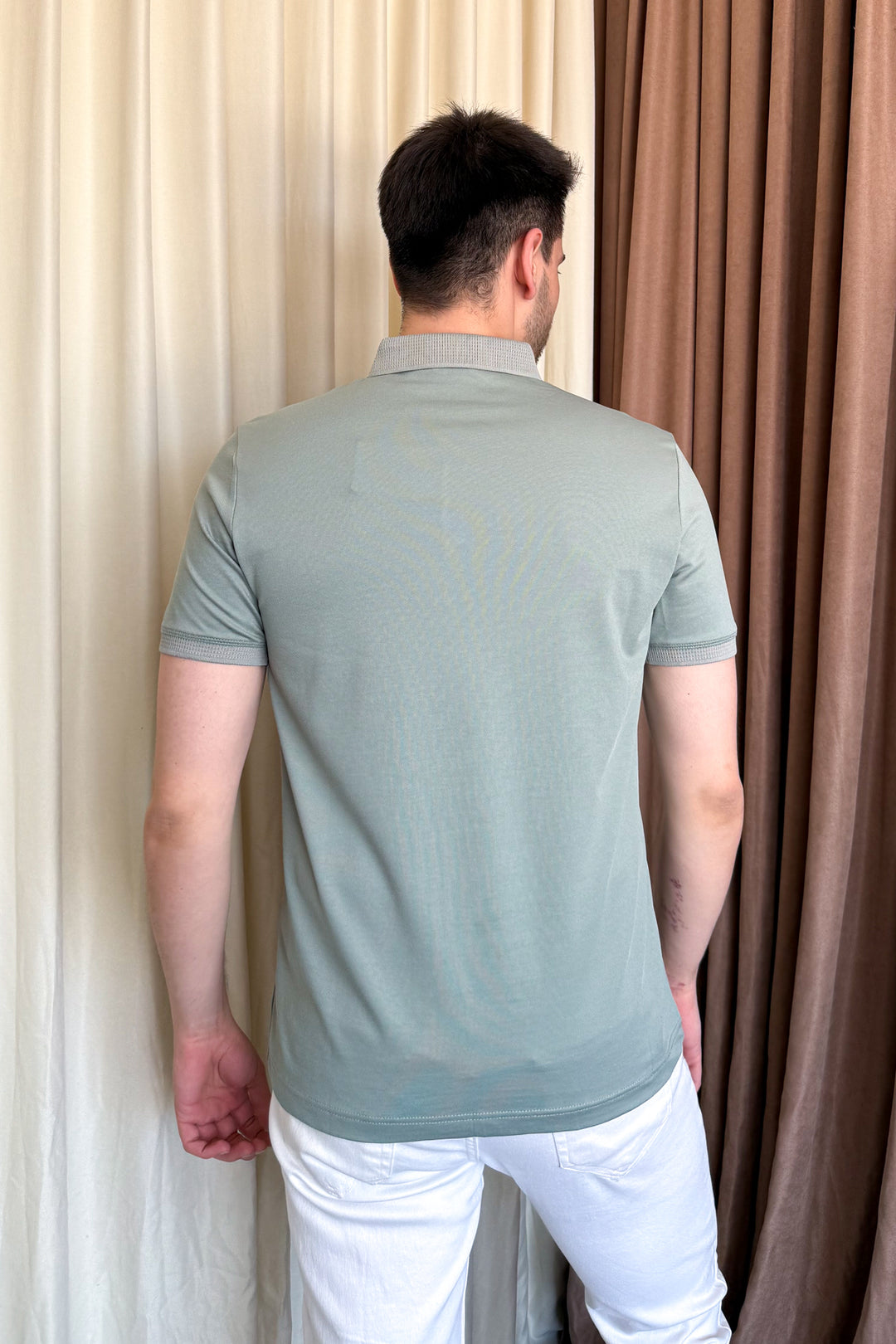 MPL Men's Polo Collar Oxford T-shirt 3570 - Capelle aan den IJssel