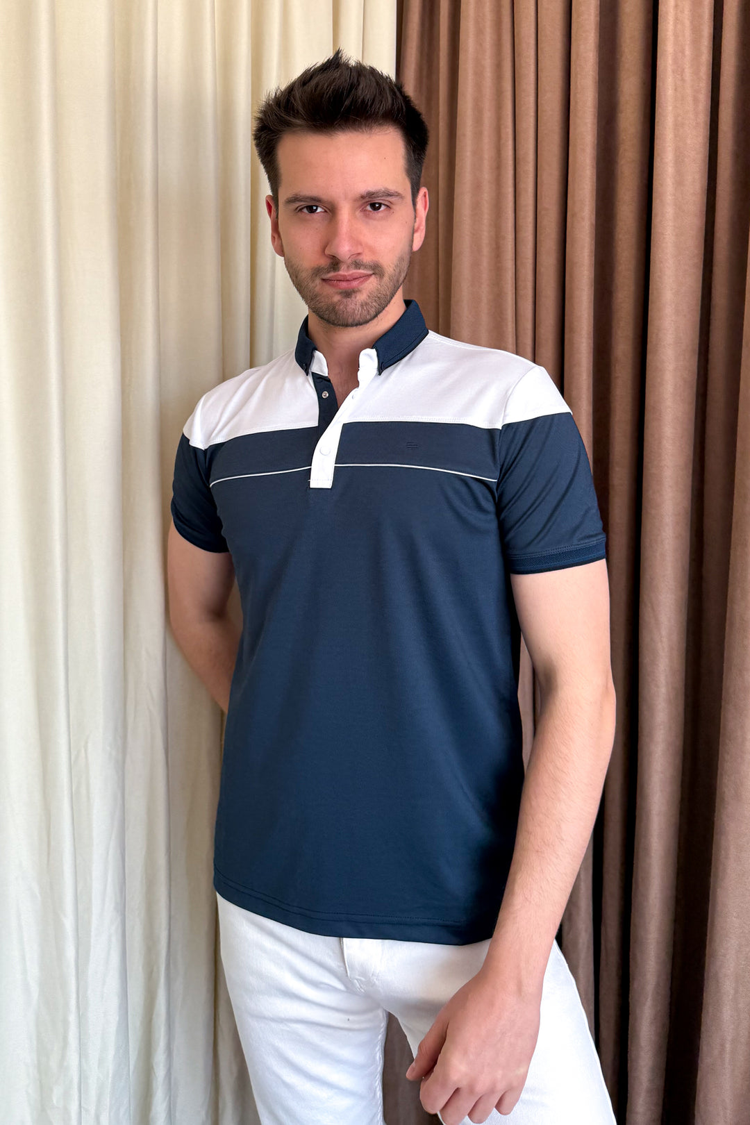 MPL Men's Polo Neck T-shirt 3714 - Schwabach