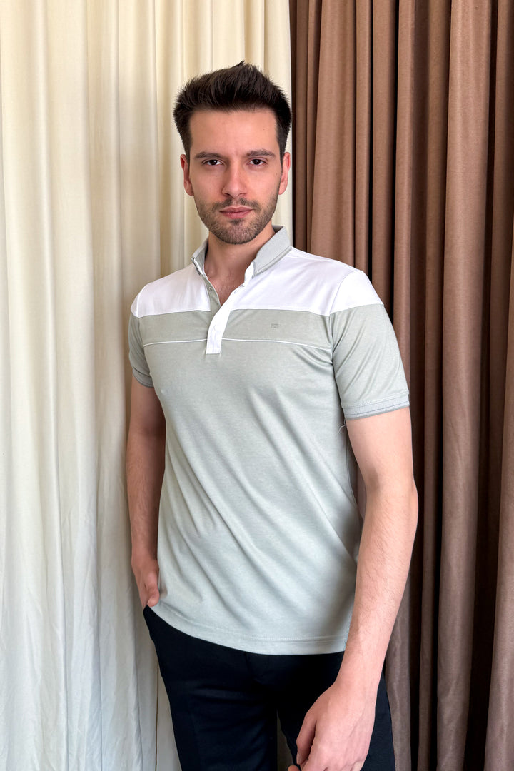 MPL Men's Polo Neck T-shirt 3714 - Wiesbaden